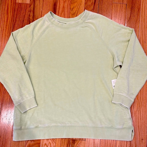 Free People Movement Playbook Tunic Oversized Crewneck Sweatshirt with Pockets - Picture 2 of 7